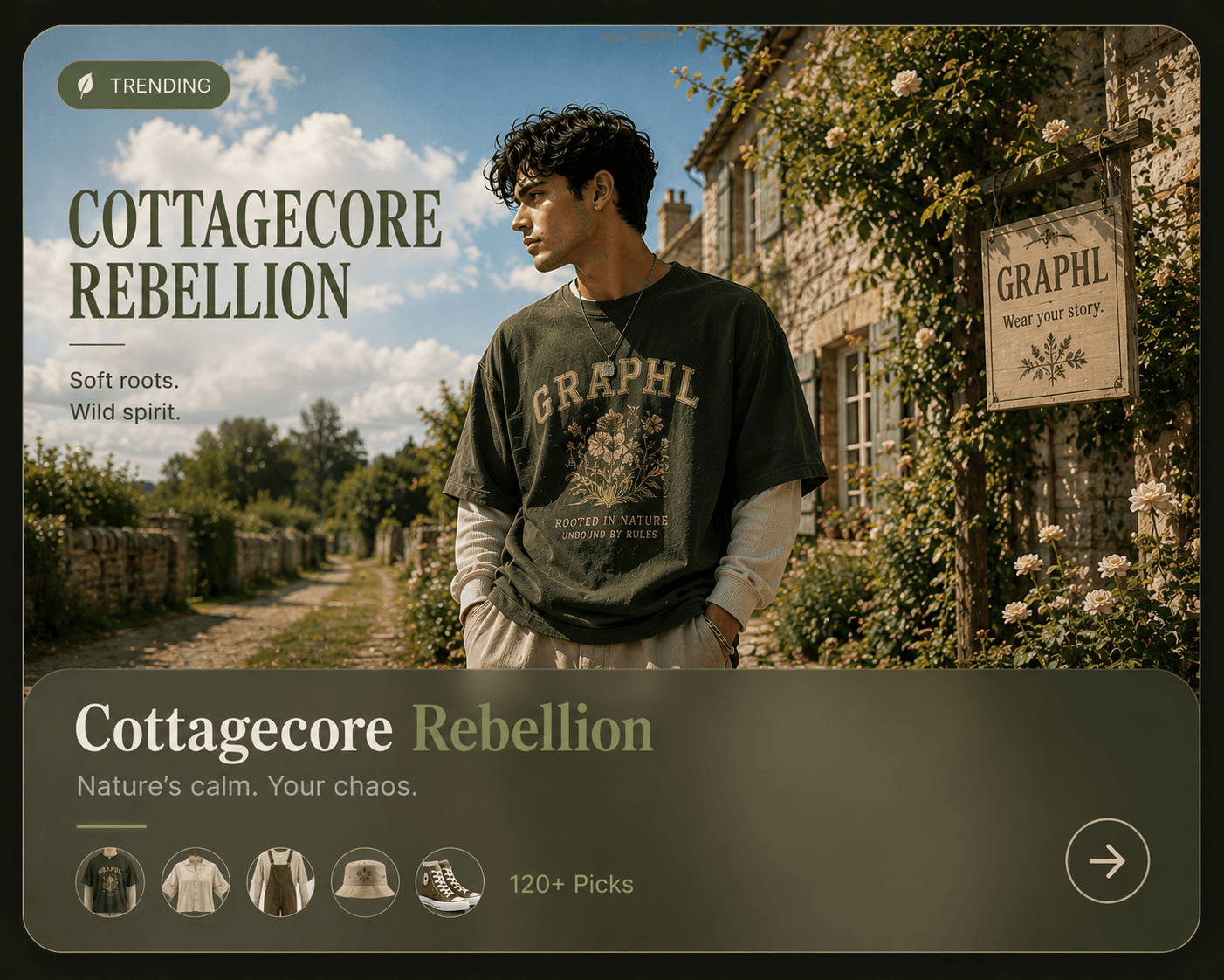 COTTAGE REBELLION TEE