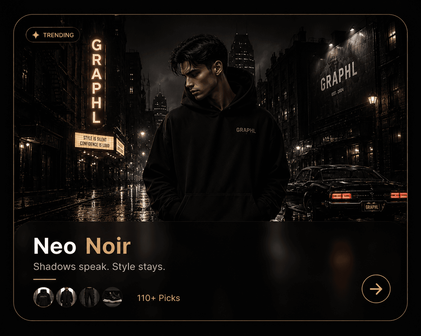 NEO NOIR HOODIE