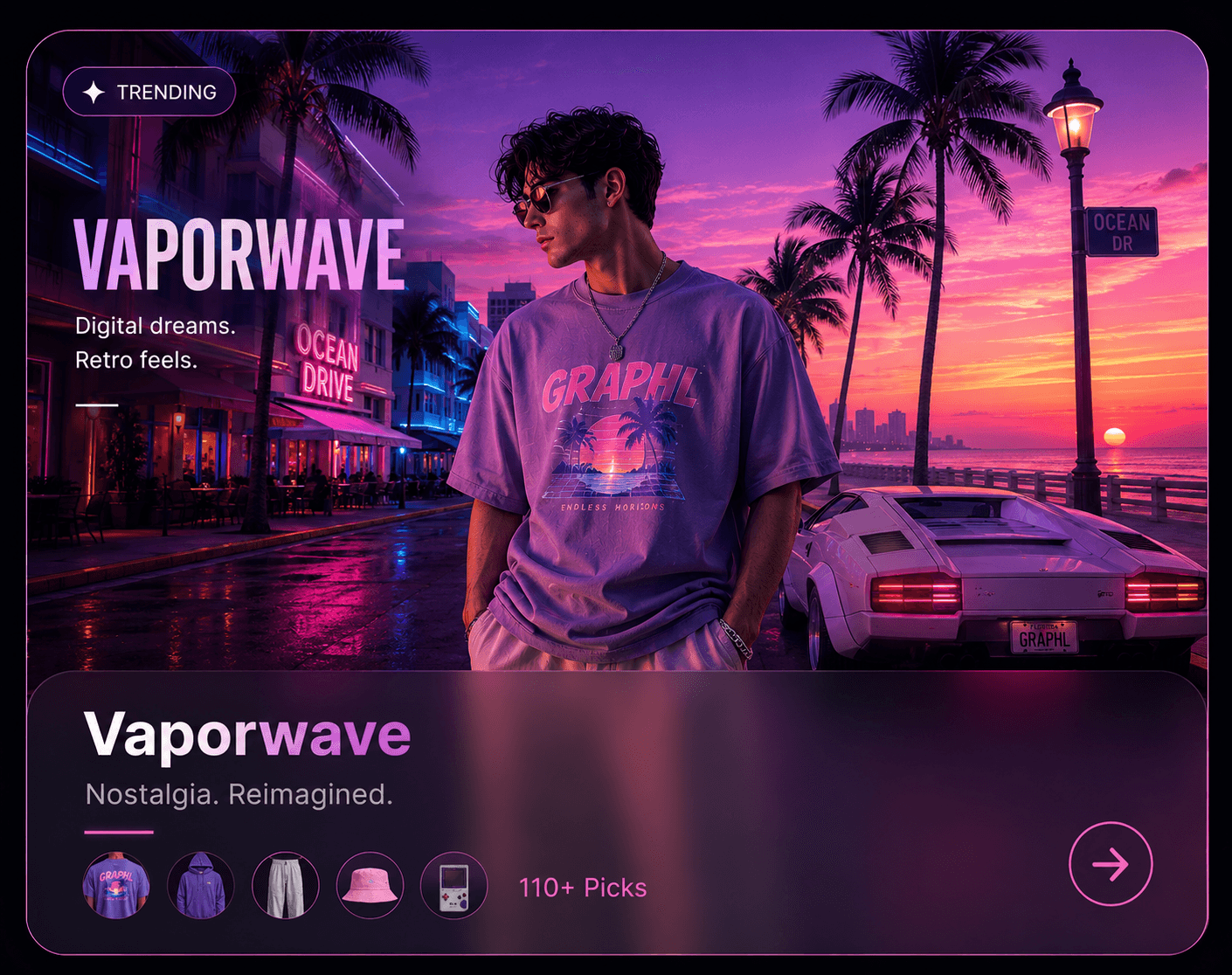 VAPORWAVE STREET TEE