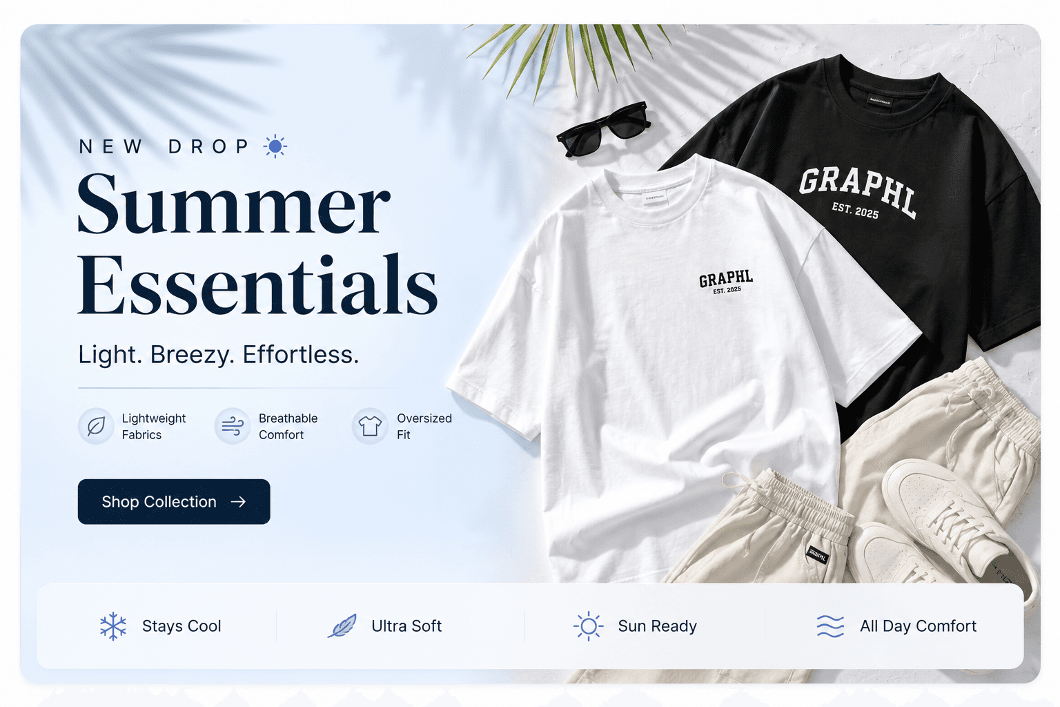Oversized T-Shirts Banner